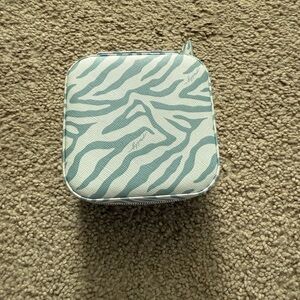 Zebra Print Square Pouch